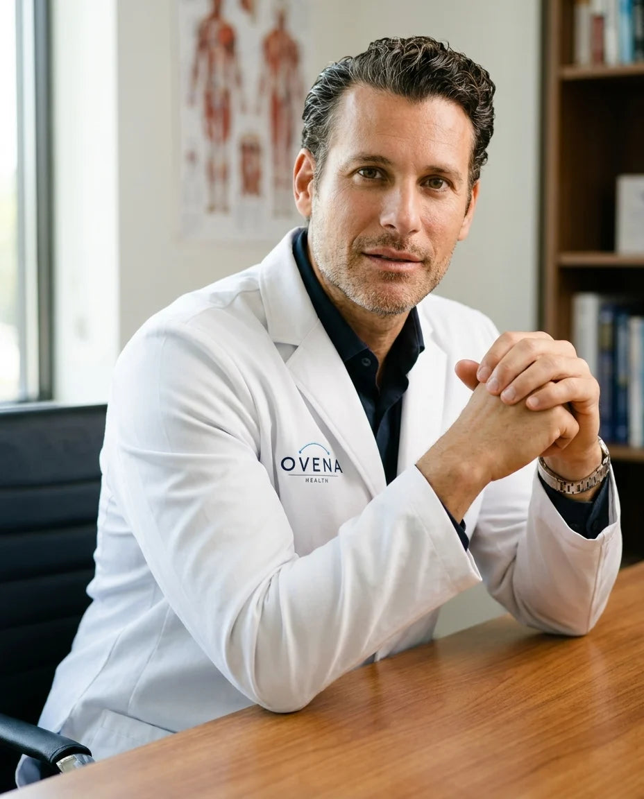 David Chahine, MD — Medical Director of Ovena Health, in clinic