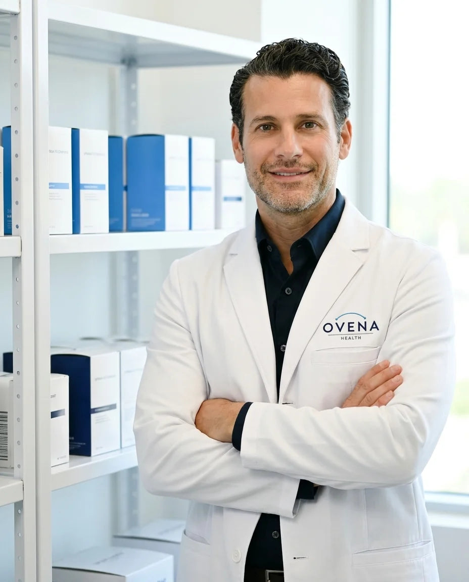 David Chahine, MD — Medical Director of Ovena Health, in clinic