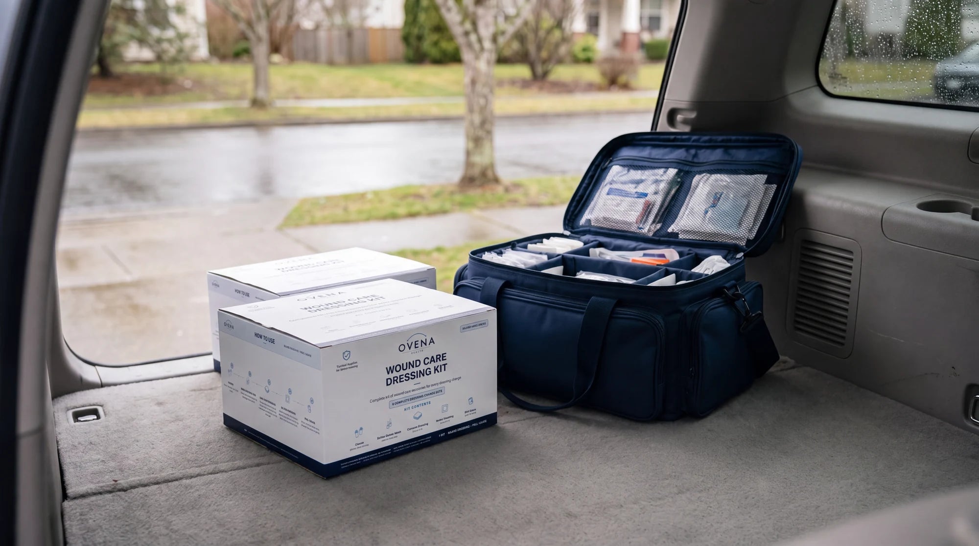 Packed for home visits