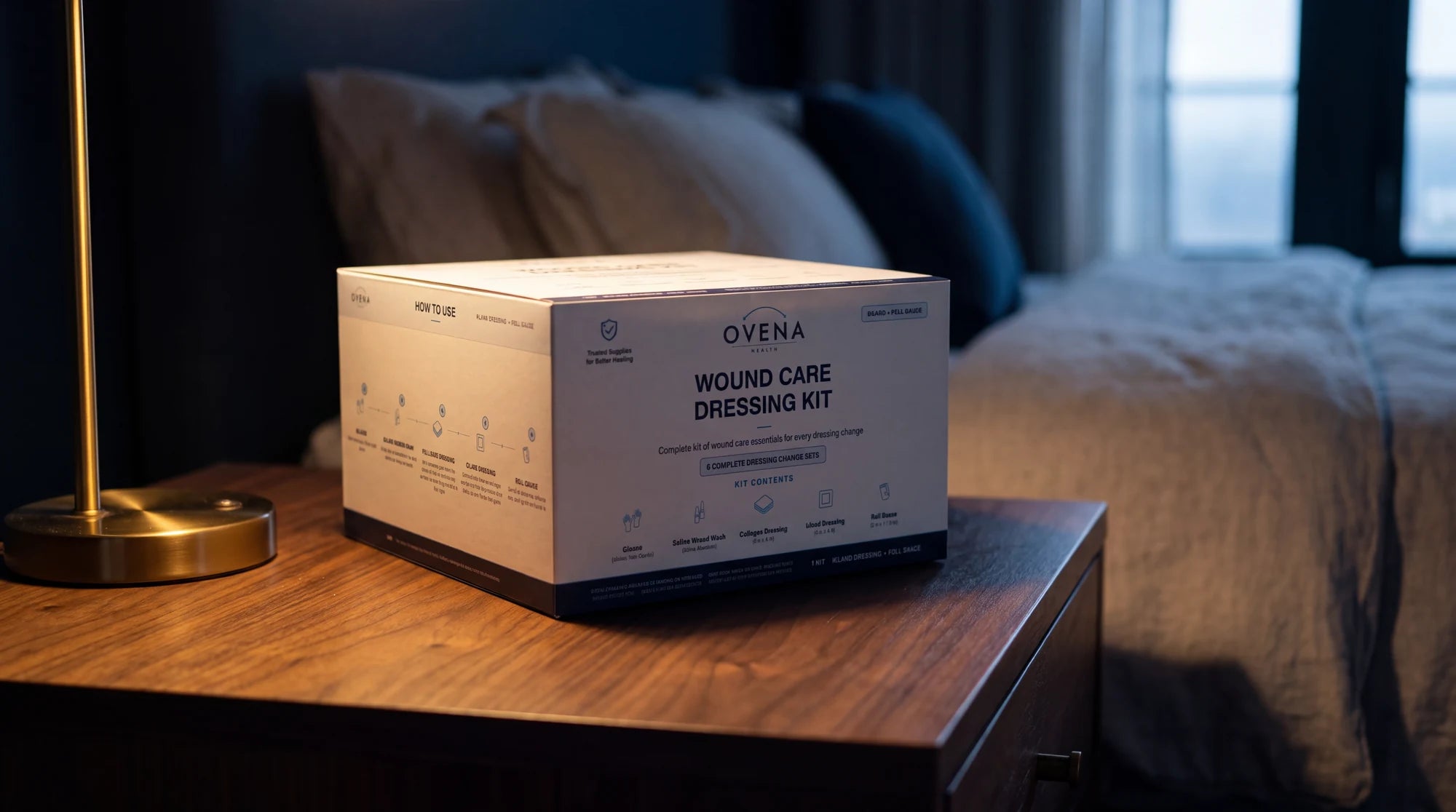 Ready at the bedside, between changes