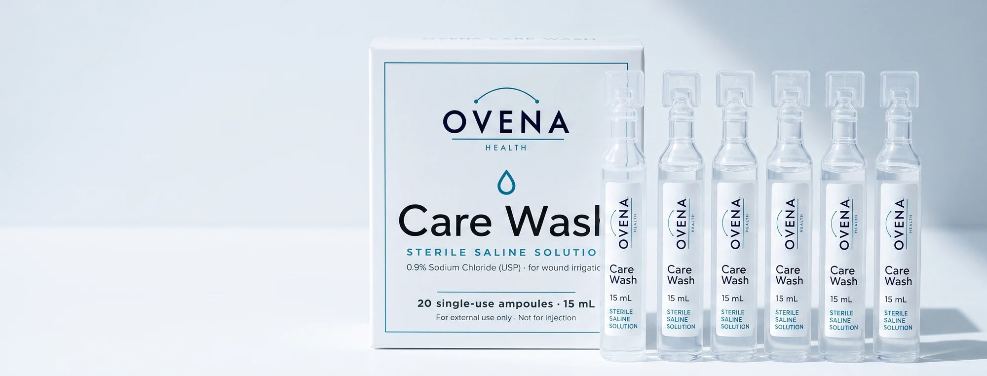 Individually sealed single-use ampoules
