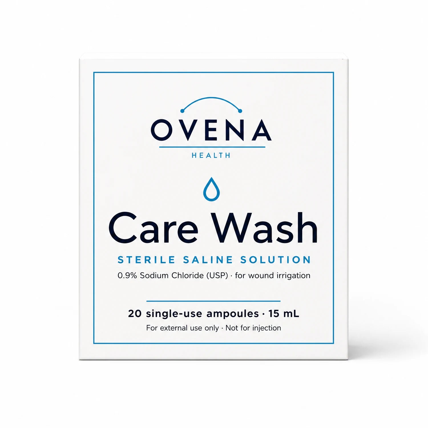 Care Wash Sterile Saline Wound Wash, 20 x 15 mL Ampoules